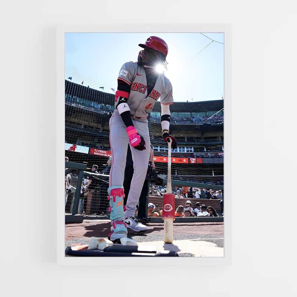 Poster Cincinnati reds – affiche Baseball (vue 3)
